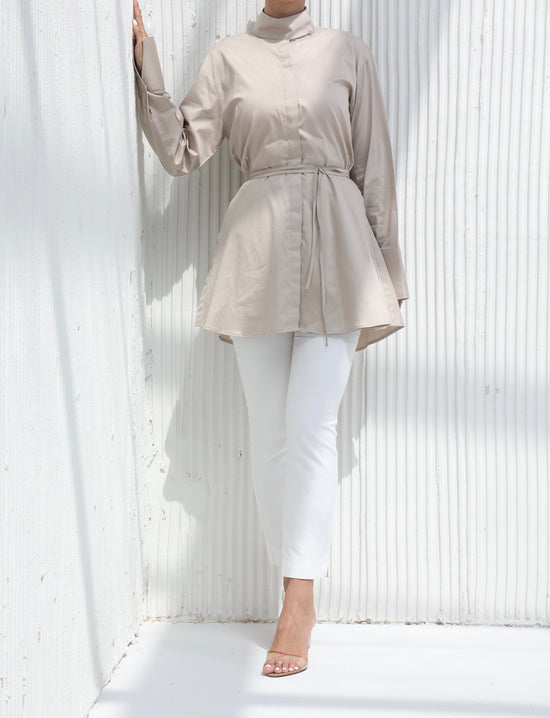 Beige Summer Shirt