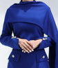 Royal Blue Shawl Top