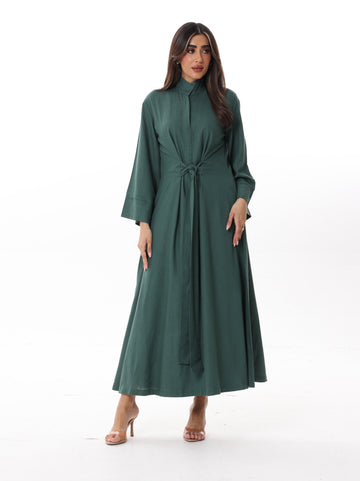 Green Flara Dress
