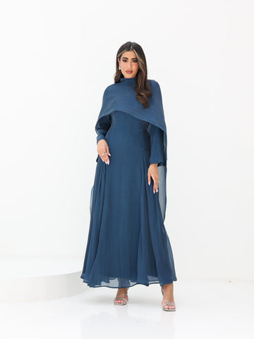 Own The Moment Dress In Navy Blue