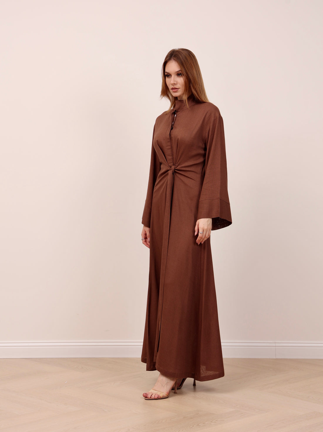 Mocha Brown Flara Dress