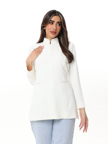 The Signature Top in White