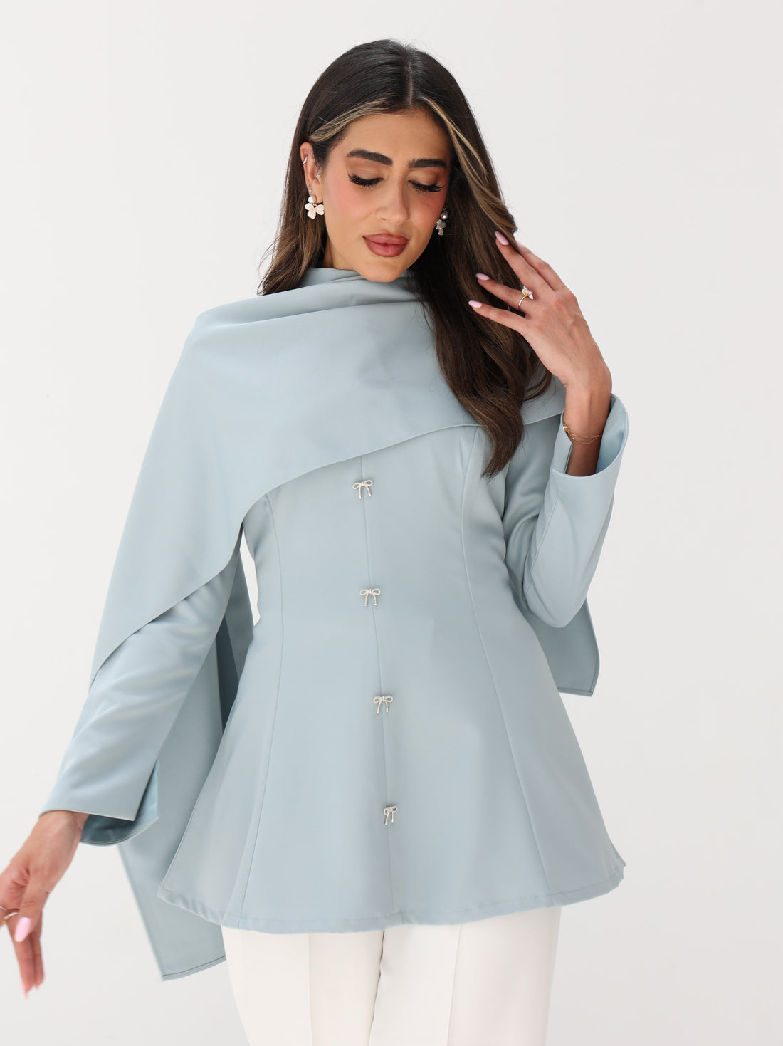 Made To Be Seen Top In Baby Blue