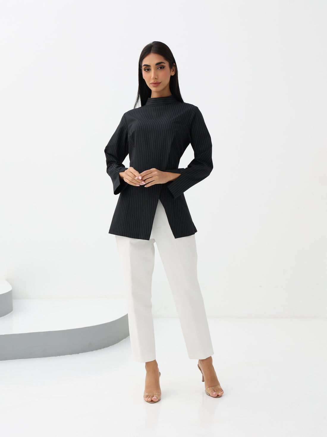 The Office Top ( White Stripes )