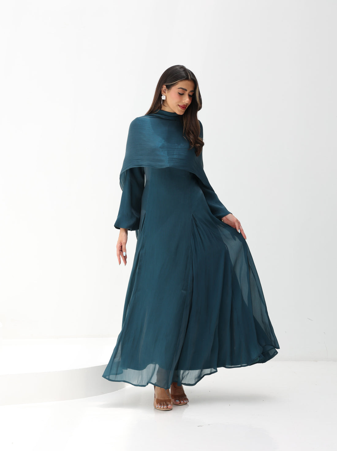 Own The Moment Dress In Tiffany