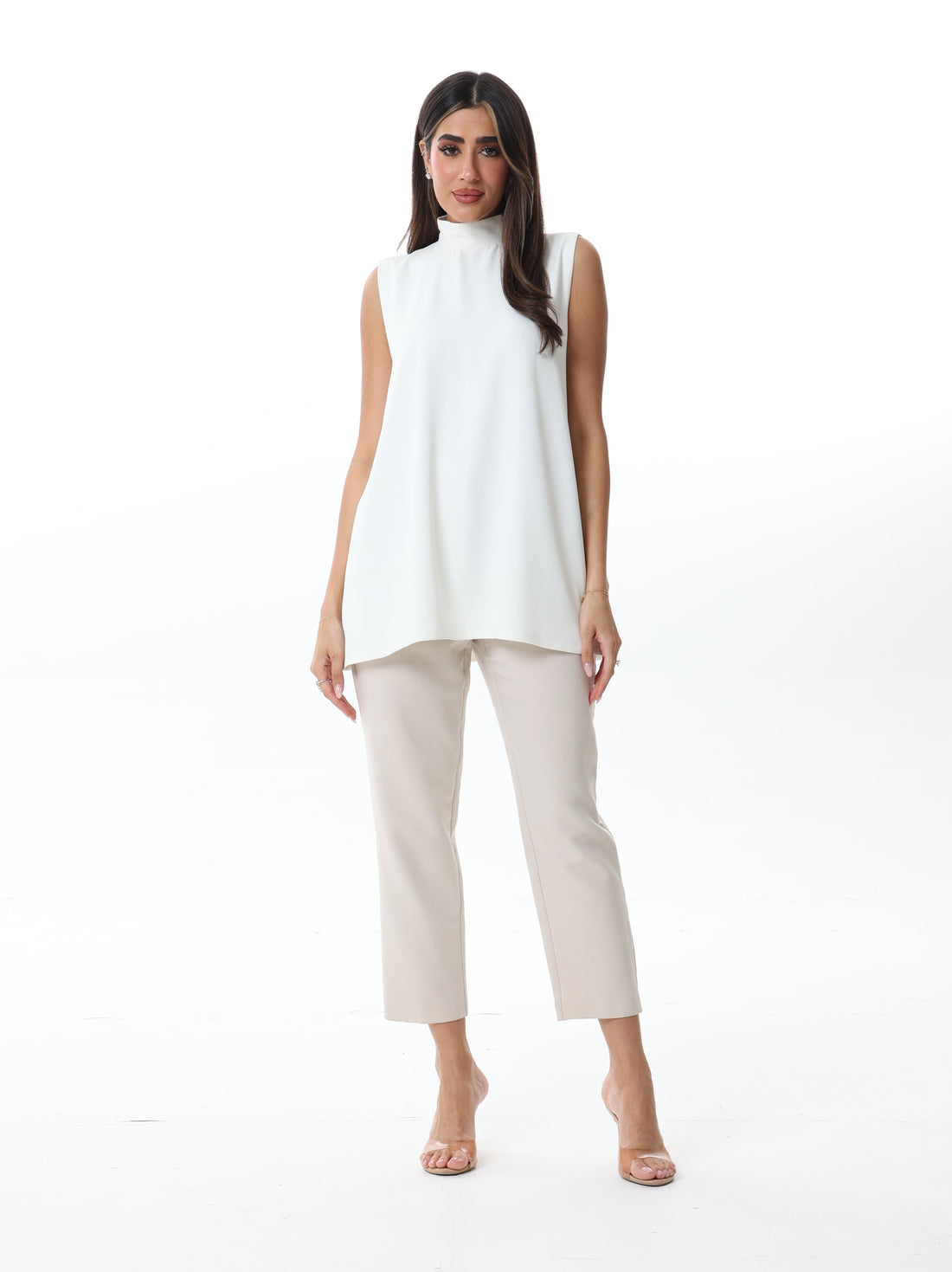 The Modest Base Top in White