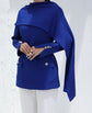 Royal Blue Shawl Top