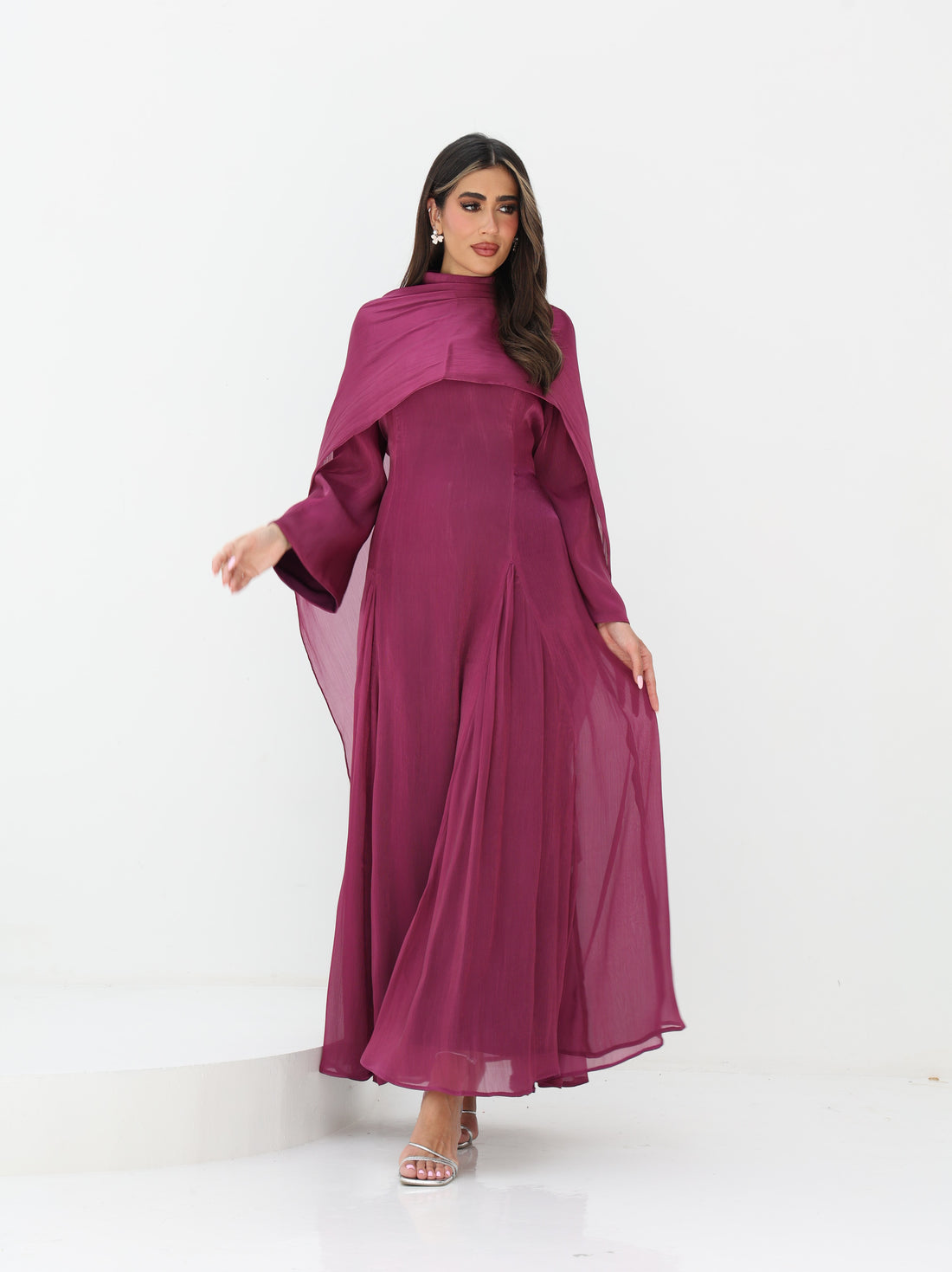 Own The Moment Dress In Plum