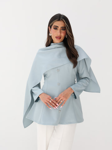 Made To Be Seen Top In Baby Blue