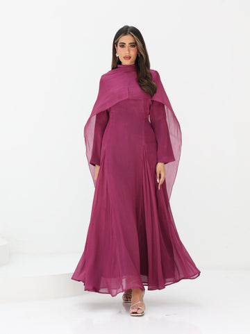 Own The Moment Dress In Plum