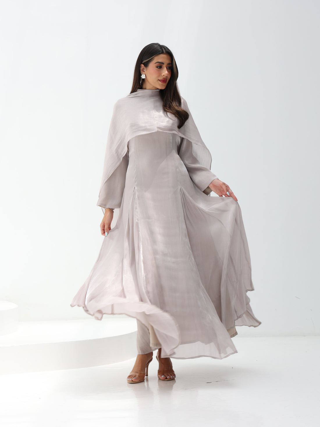 Own The Moment Dress In Nude