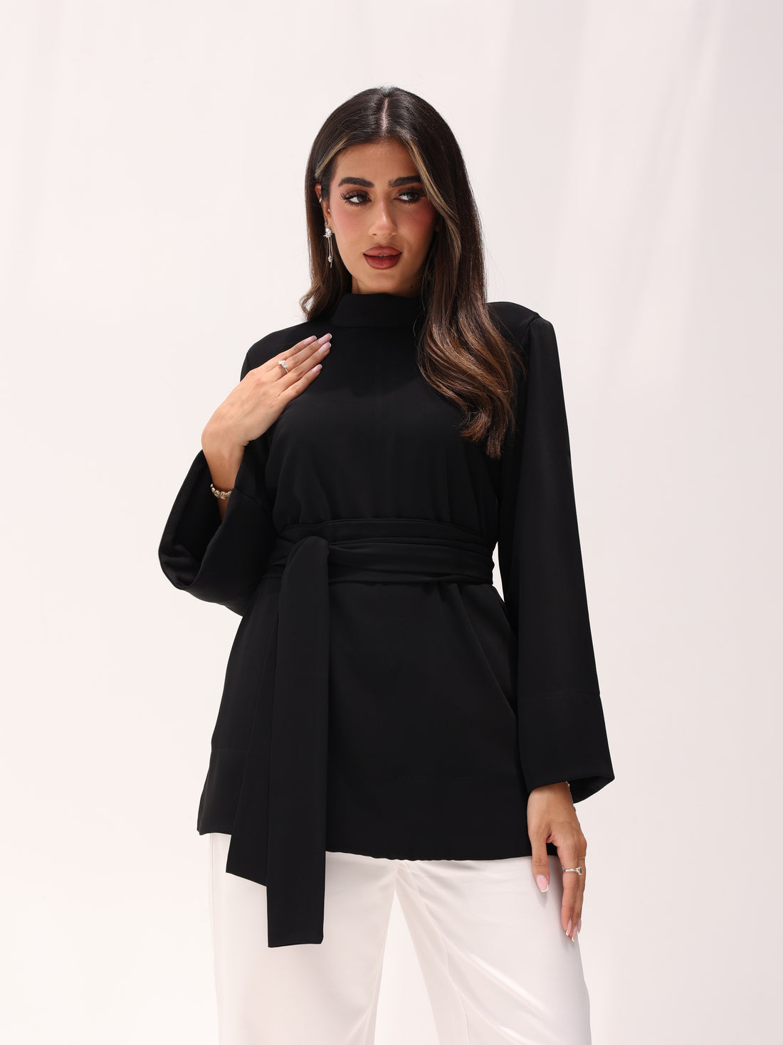 The Modest Essential Top in Black