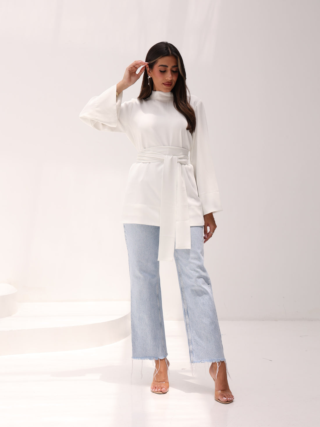 The Modest Essential Top in White