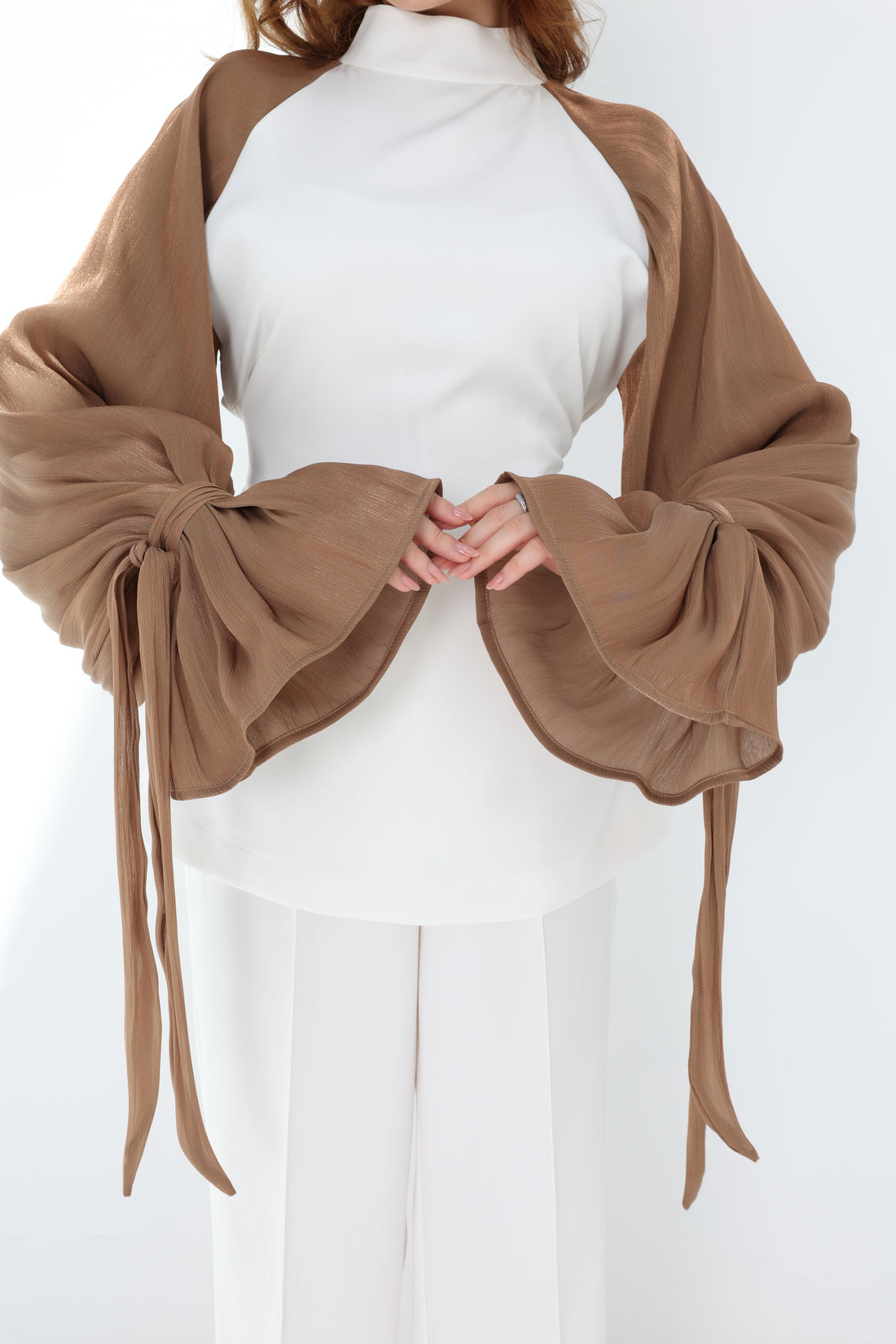 White Veila Top