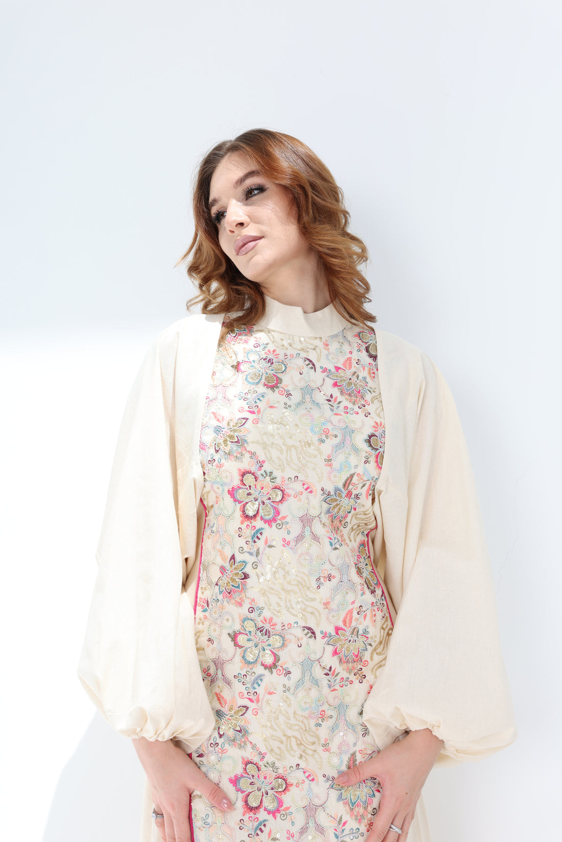 Beige Lumora Dress