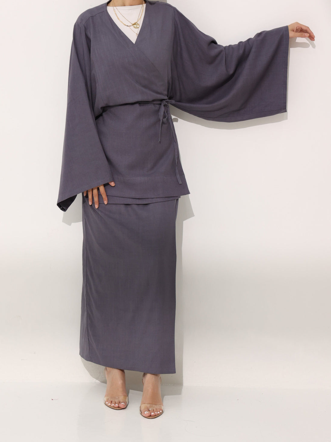 Grey Nara Ensemble Set