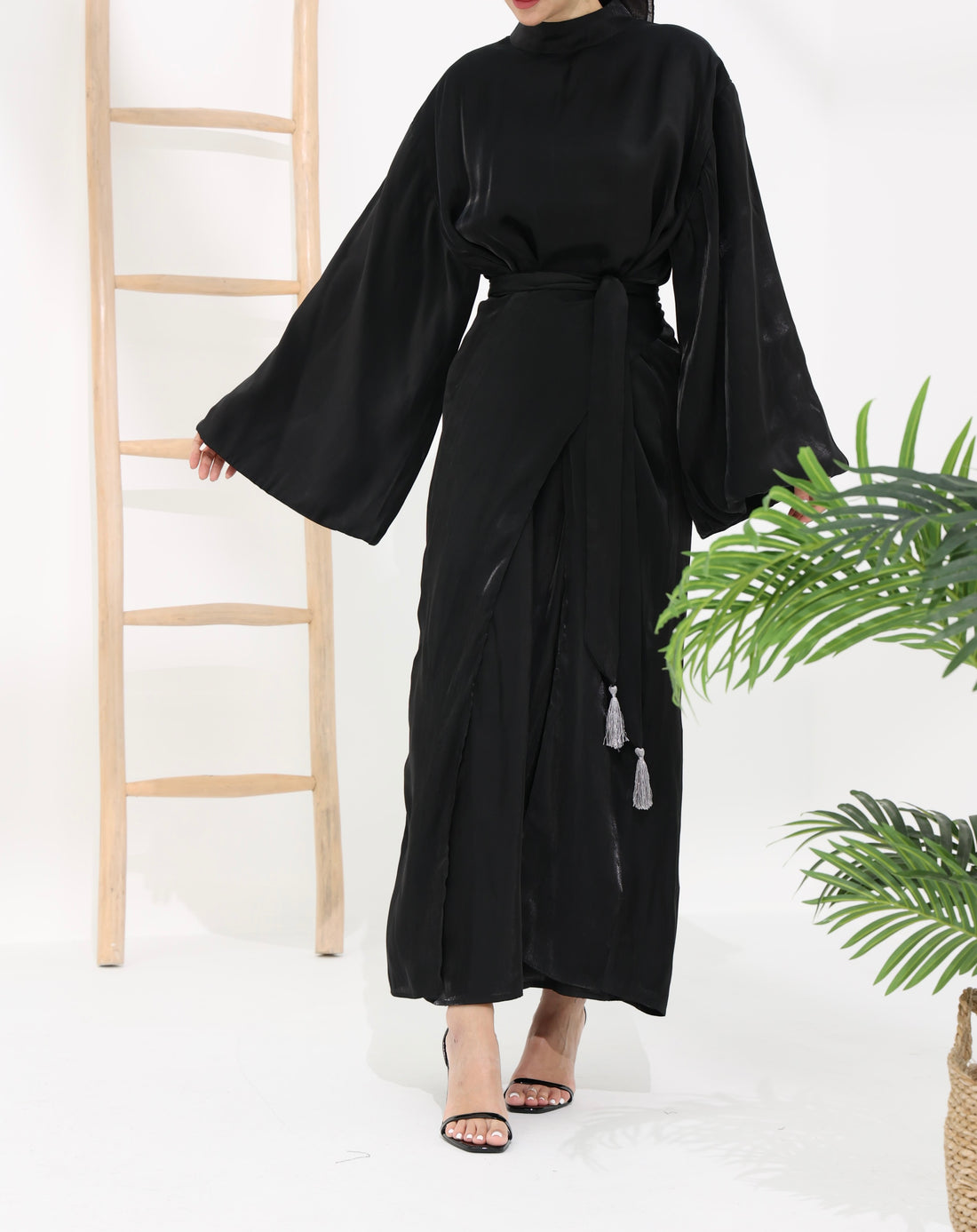 Black Wrap Dress