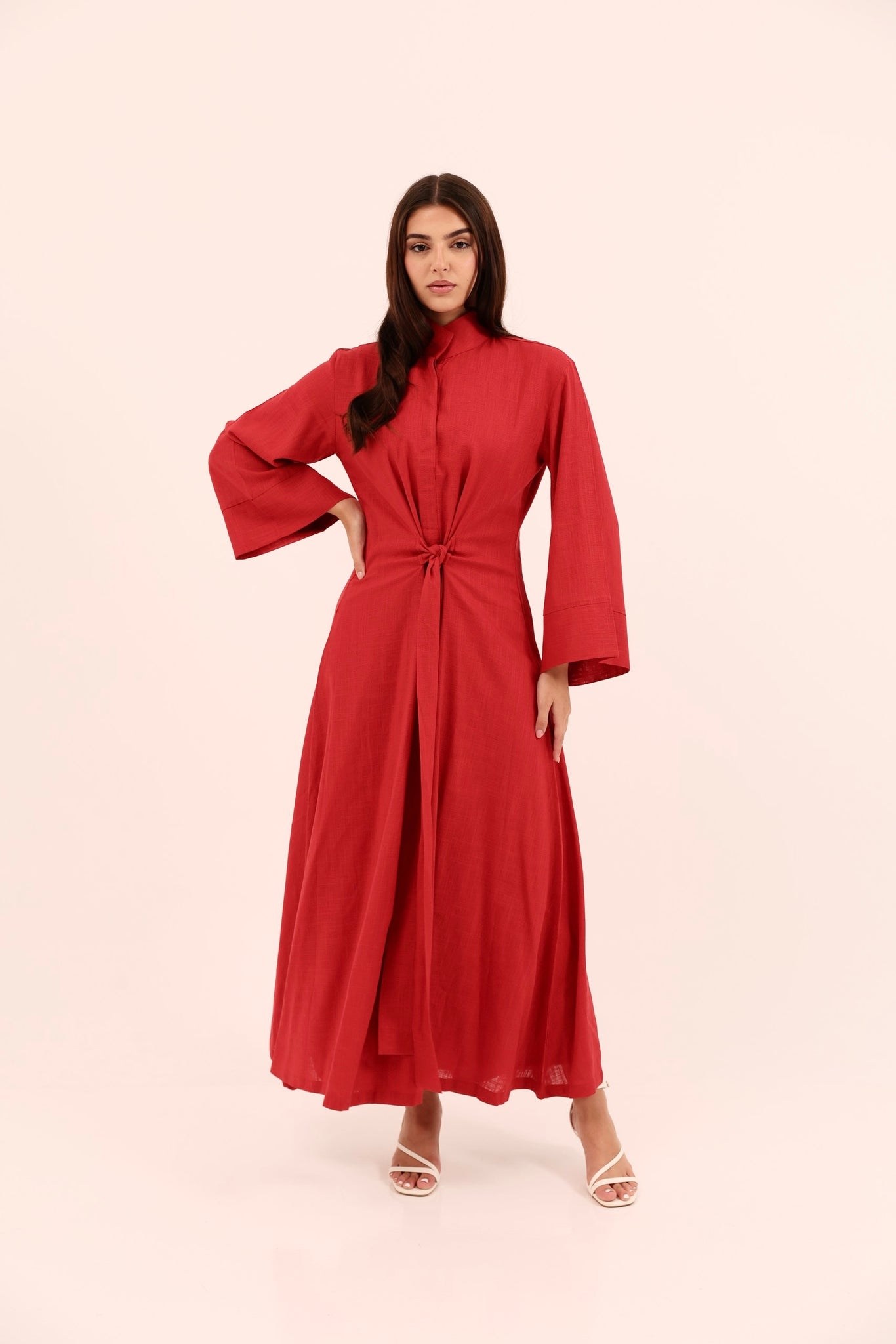 Red Flara Dress