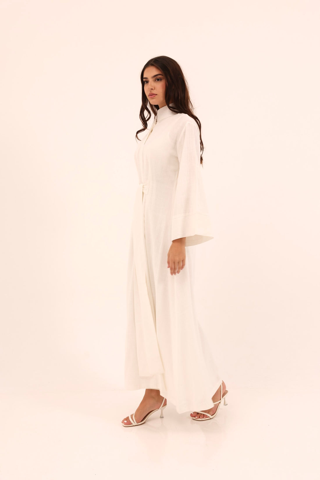 White Flara Dress