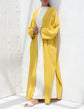 Yellow Kimono with Inner Dress