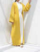 Yellow Kimono with Inner Dress