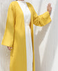 Yellow Kimono with Inner Dress